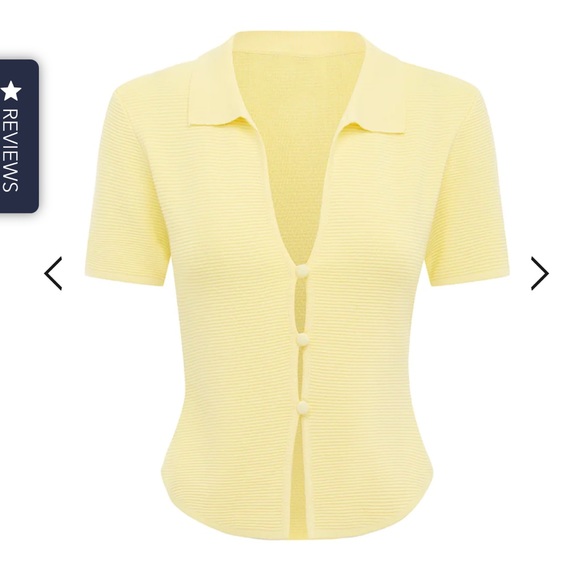 RUNAWAY THE KNIT TOP - BUTTER - Picture 3 of 7